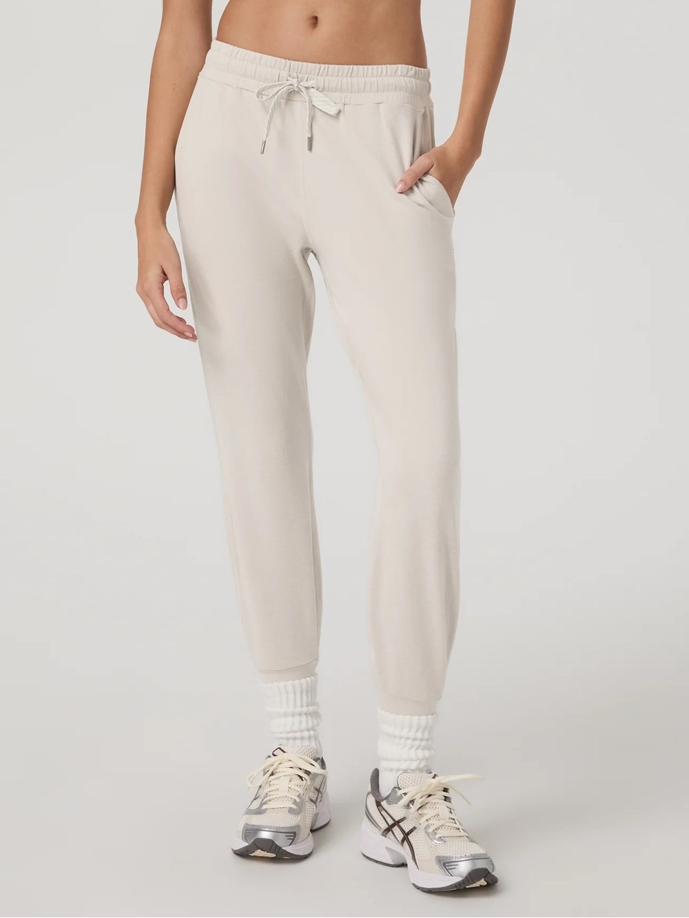 Vuori Performance Jogger Ecru Heather S